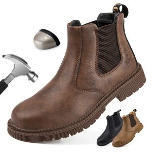 Waterproof Men Steel Head Laarzen Business schoenen Winterlaarzen