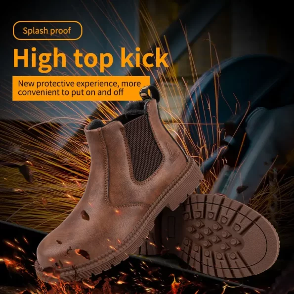 Waterproof Men Steel Head Laarzen Business schoenen Winterlaarzen