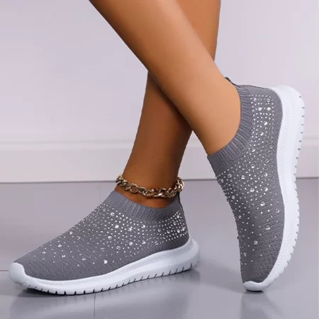 Rimocy kristallen sneakers voor dames: ademend, comfortabel en stijlvol Dames Schoenen Sneakers