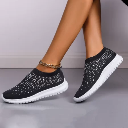 Rimocy kristallen sneakers voor dames: ademend, comfortabel en stijlvol Dames Schoenen Sneakers