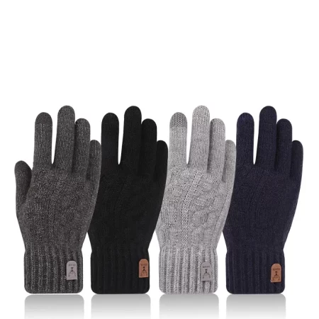 Warme Touchscreen Herenhandschoenen – Winterproof & Fleece Accessoires Handschoenen Heren