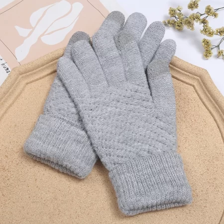 Warme Winter Touchscreen Handschoenen – Dik Gebreid & Stijlvol Accessoires Dames Handschoenen