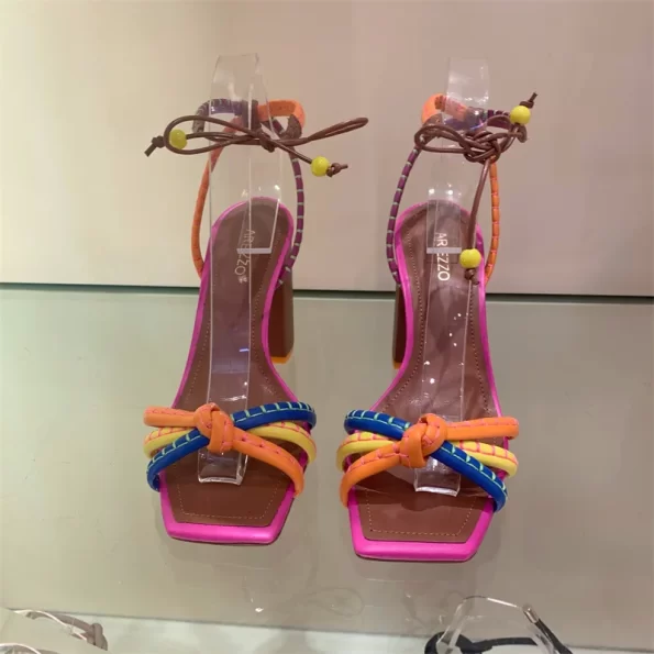 Luxe Braziliaanse Sandalen: Hak & Kleurrijk Dames Sandalen Schoenen Teensandalen