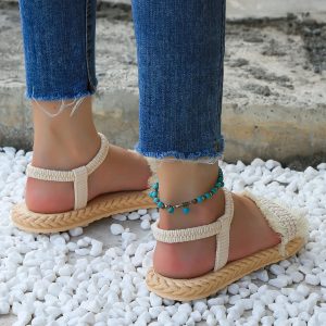 Trendy & Comfortabele Zomer Sandalen: Kwastjes, Antislip & Platte Hak Dames Sandalen Schoenen