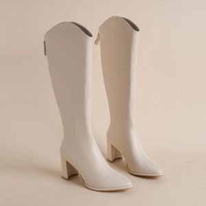 Trendy & Stijlvolle: Nieuwe Vrouwen Laarzen met Hoge Hakken Dames Laarzen Overknee laarzen Schoenen